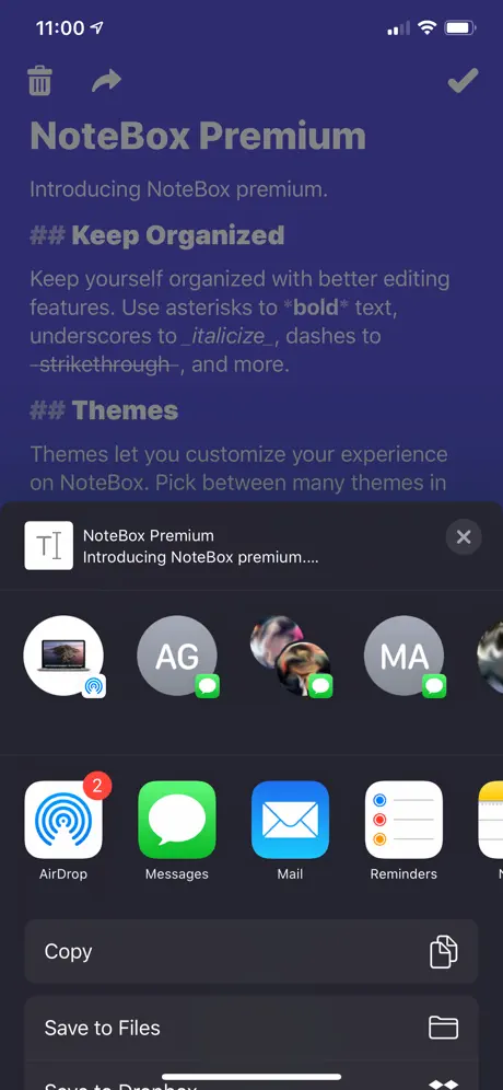 Note Box (Minimalistic Notes)