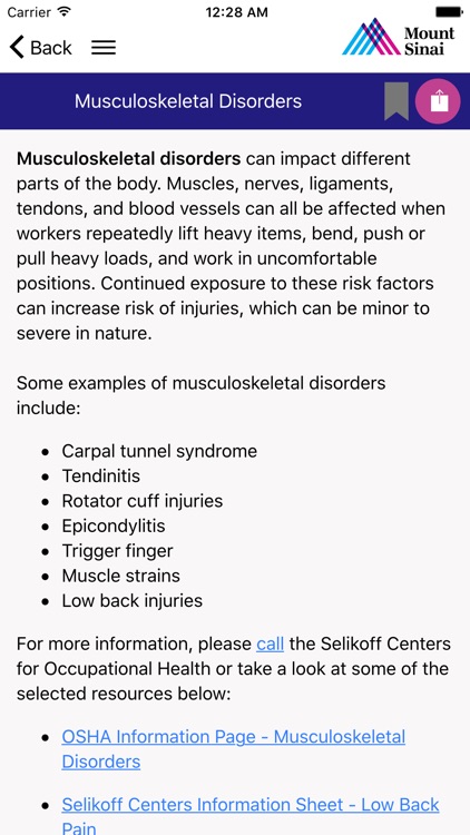 Selikoff Occupational Safety screenshot-4
