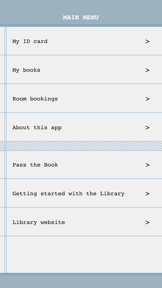UoL Library screenshot