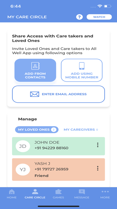 All Well Senior Care Screenshot