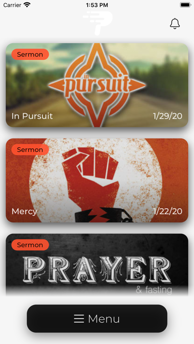 Pursue Student Ministries Screenshot