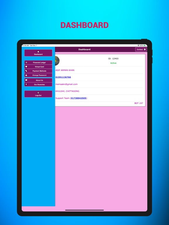 BeFresh App iPad screenshot