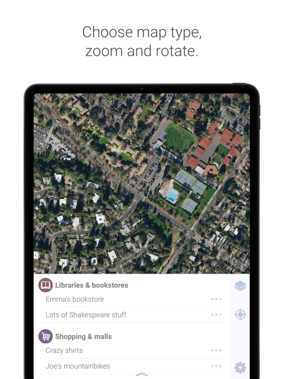 Spotmarker iPad screenshot 5 - Navigation app
