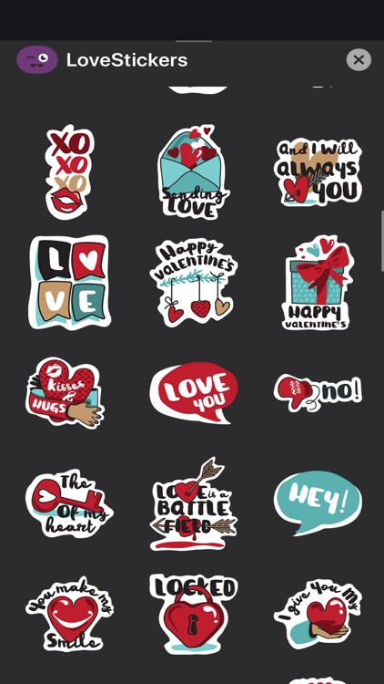Love Stickers: Handpicked