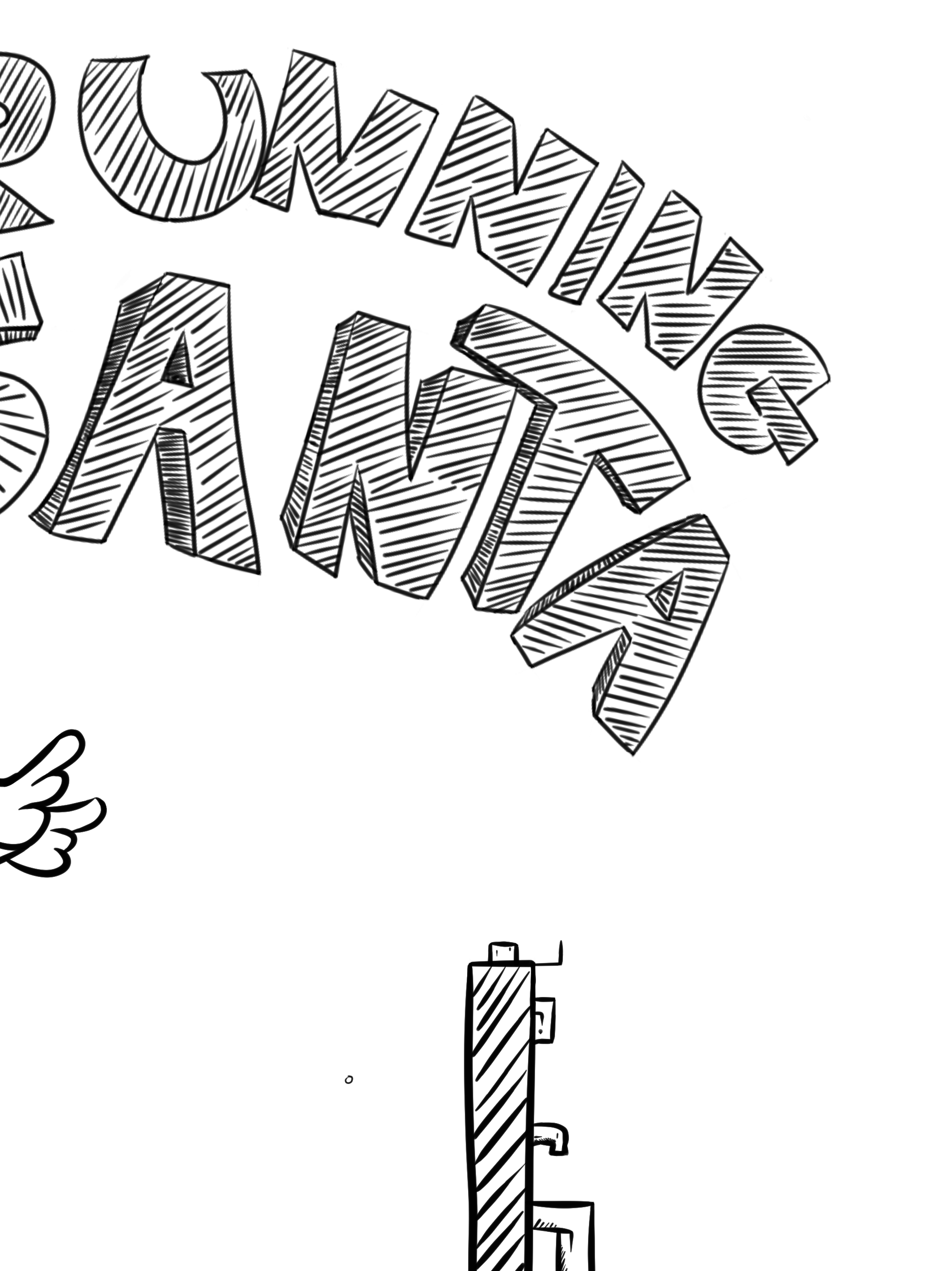 Running Santa - Offline Game