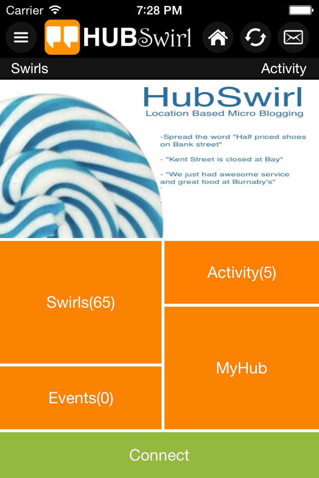 HubSwirl screenshot 2