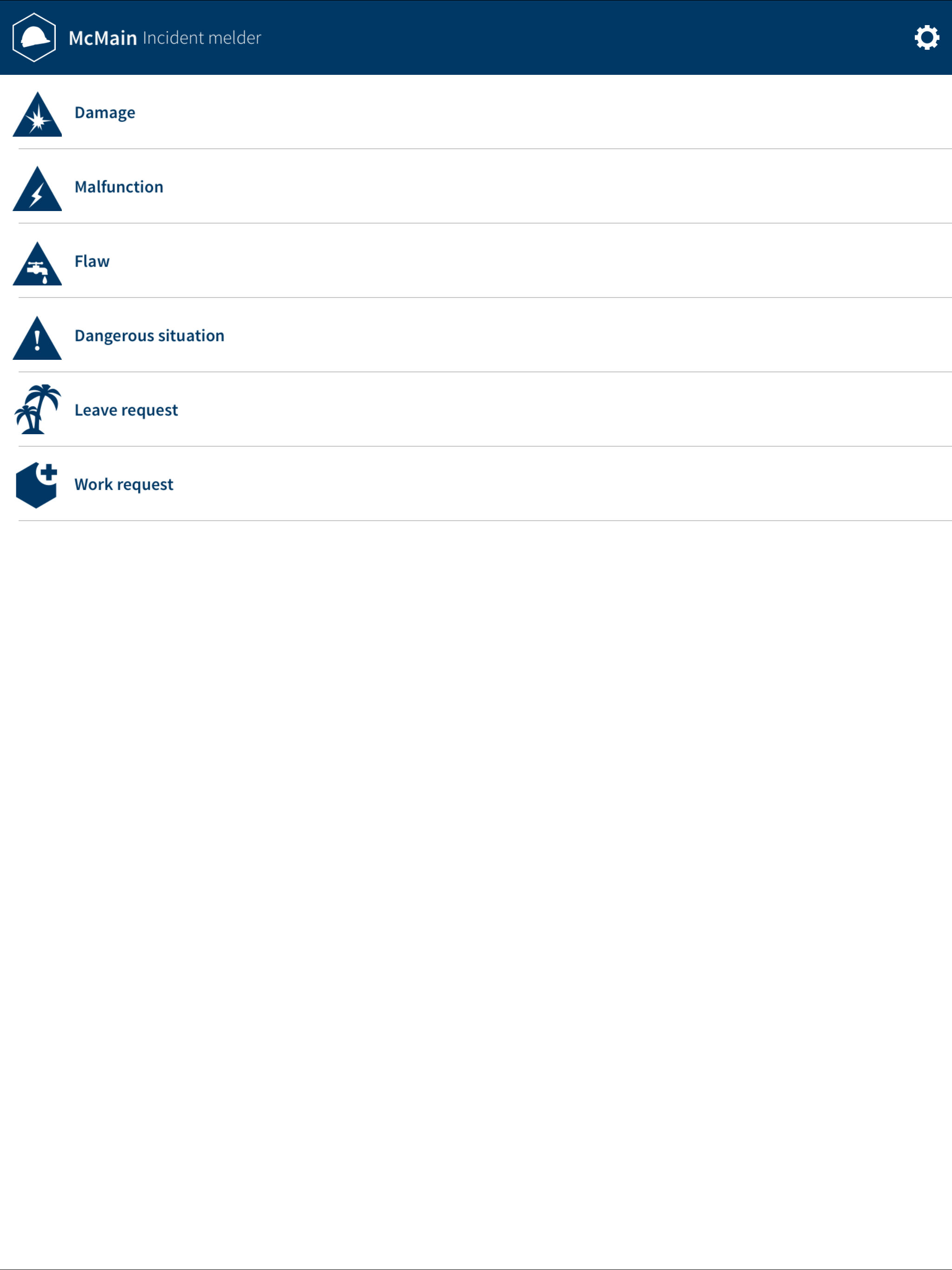 McMain Melder App
