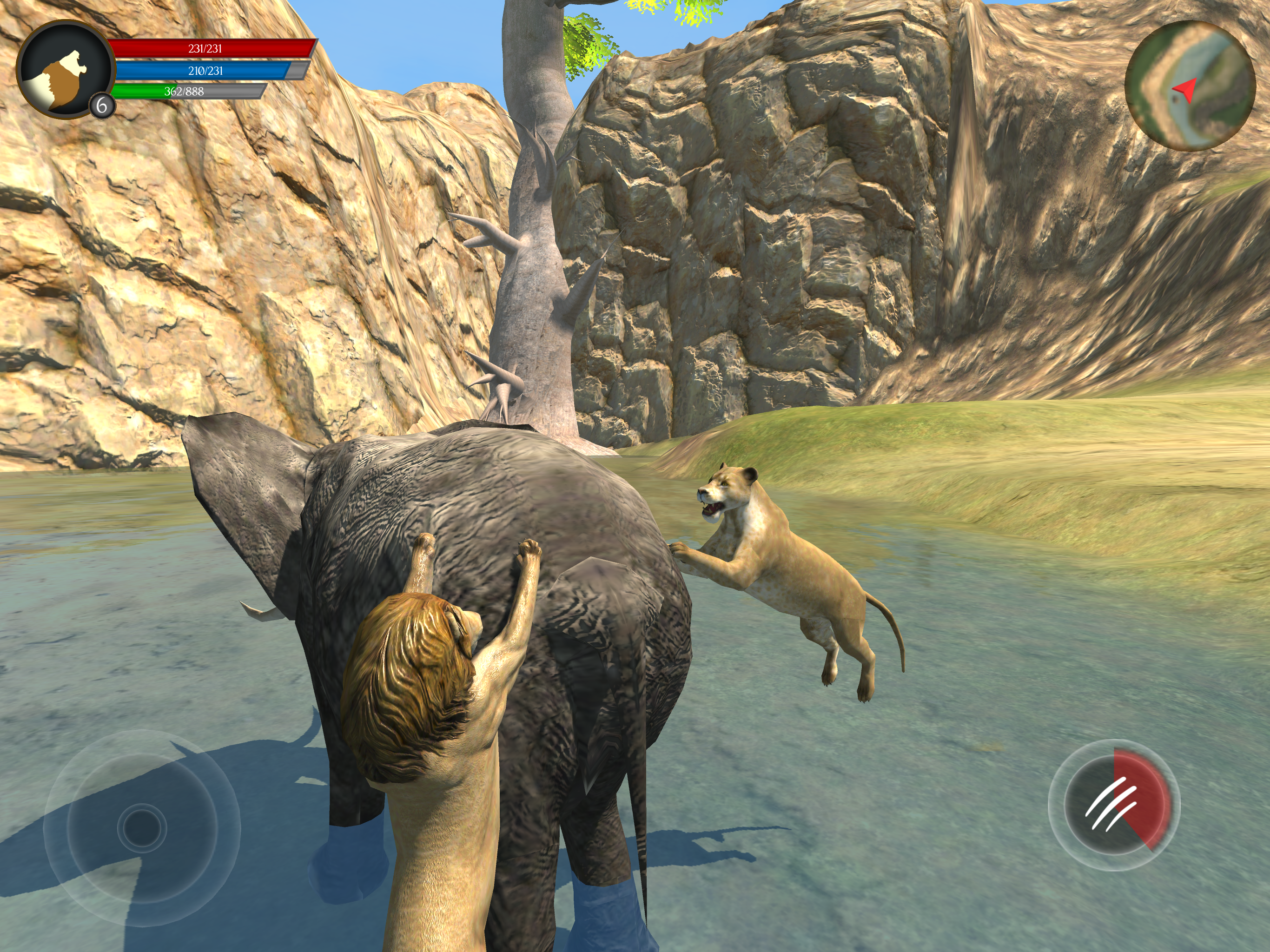 Wild Lion Survival Simulator screenshot 8