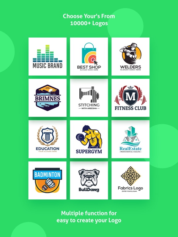 Logo Maker - Logo Creator iPad screenshot 4 - Photo & Video app