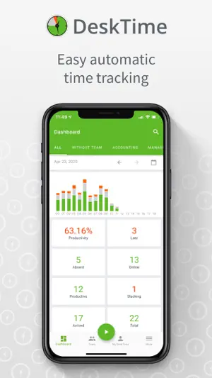 DeskTime screenshot 1