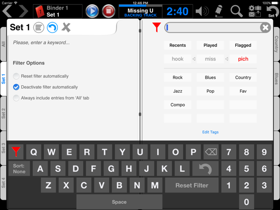 Music Binder (PDF & ChordPro) app screenshot 3