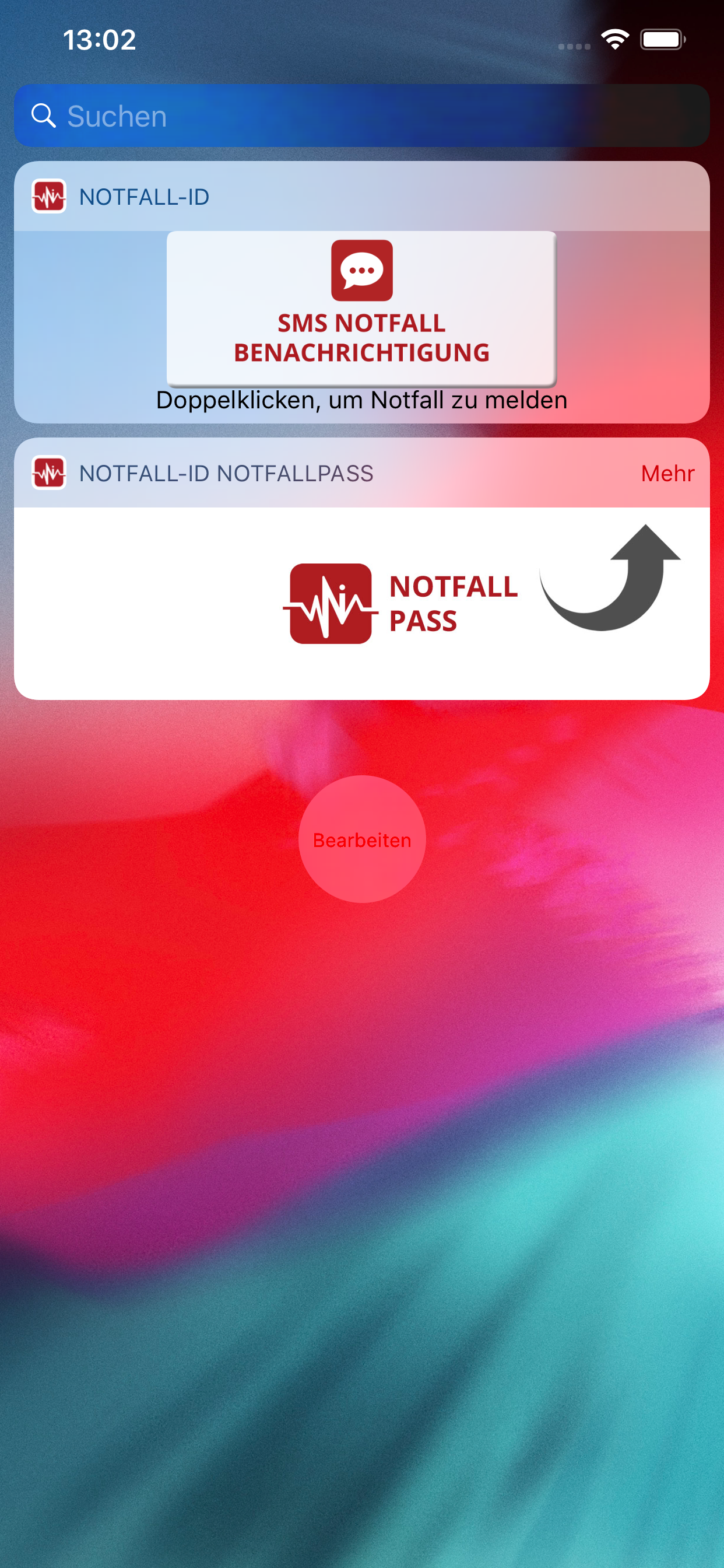 Notfall-ID Notfallpass