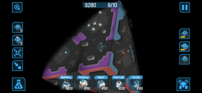 zCube - Snímek obrazovky 3D RTS