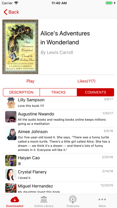 Audiobooks - Librivox library Screenshot