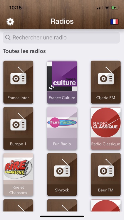 French Radio player