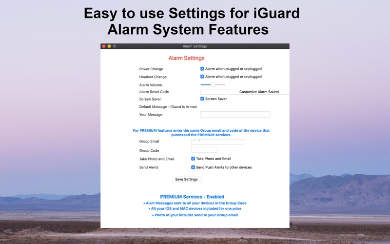 iGuard Alarm Alert screenshot 2