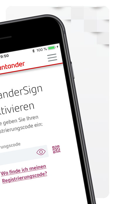 SantanderSign Screenshot