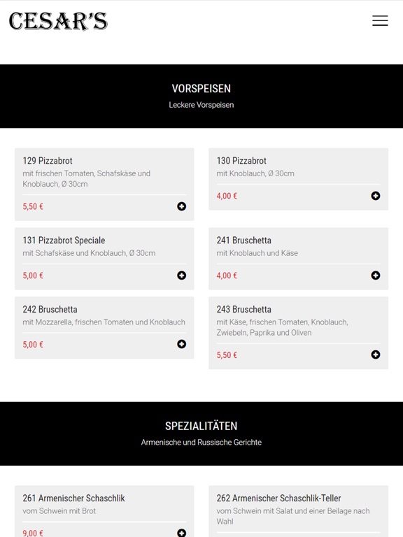 Screenshot #5 pour Cesar's Pizzeria (Bad Nauheim)
