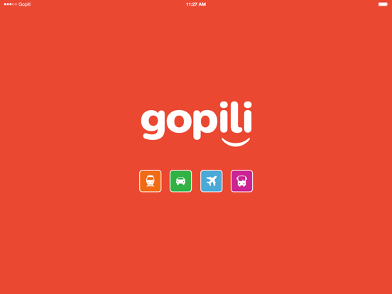 Gopili - Find cheap tickets iPad screenshot 1 - Travel app