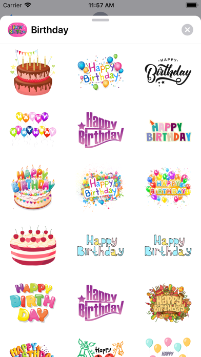 100+ Happy Birthday Stickers screenshot 4