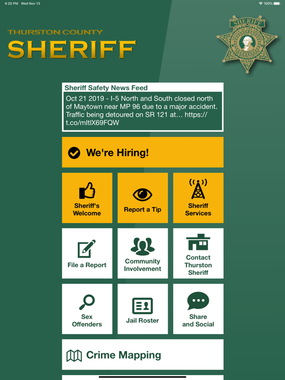 Screenshot #4 pour Thurston County Sheriff