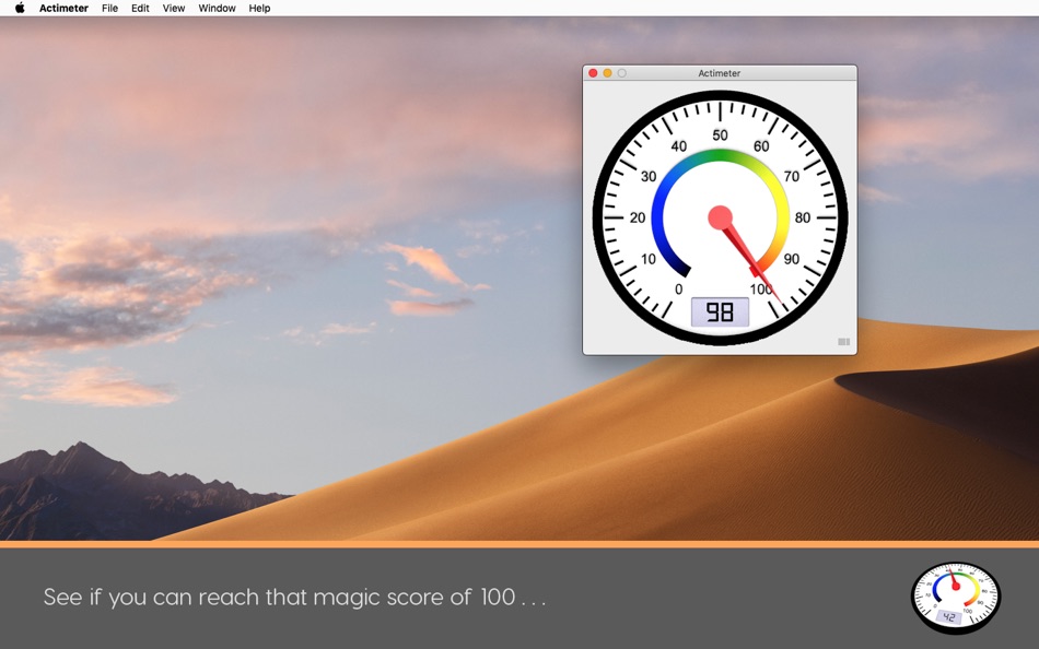 #5. Actimeter (macOS) 由: Heikki Leinonen