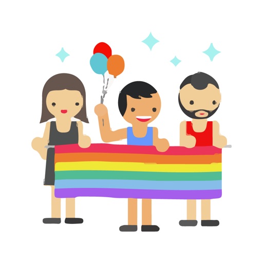 Pride Love LGBT Sticker Pack icon