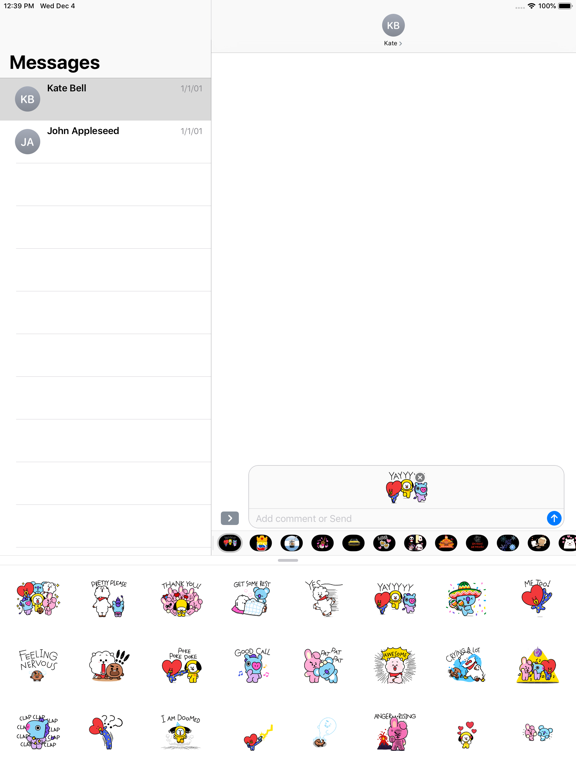Screenshot #4 pour Animated UNIVERSTAR BT21 Stick