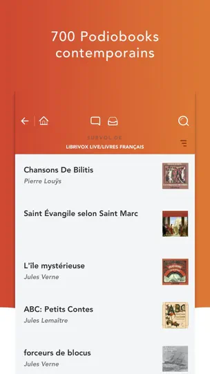 Capture d'écran de Livres Audio HQ - Audiobooks sur iPhone 2