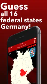 german states: geography quiz iphone screenshot 1