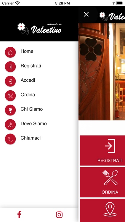 Valentino Food Delivery