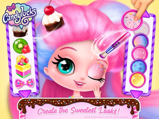 Candylocks Hair Salon iPad screenshot 5 - Education app