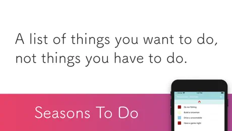 Seasons To Do