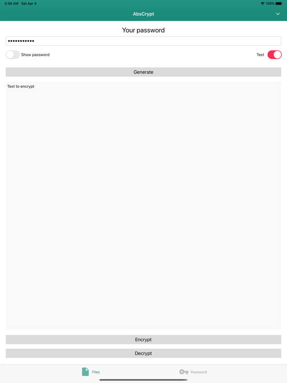 App screenshot