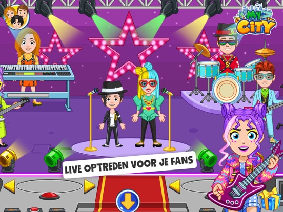 My City : Popstar iPad app afbeelding 2