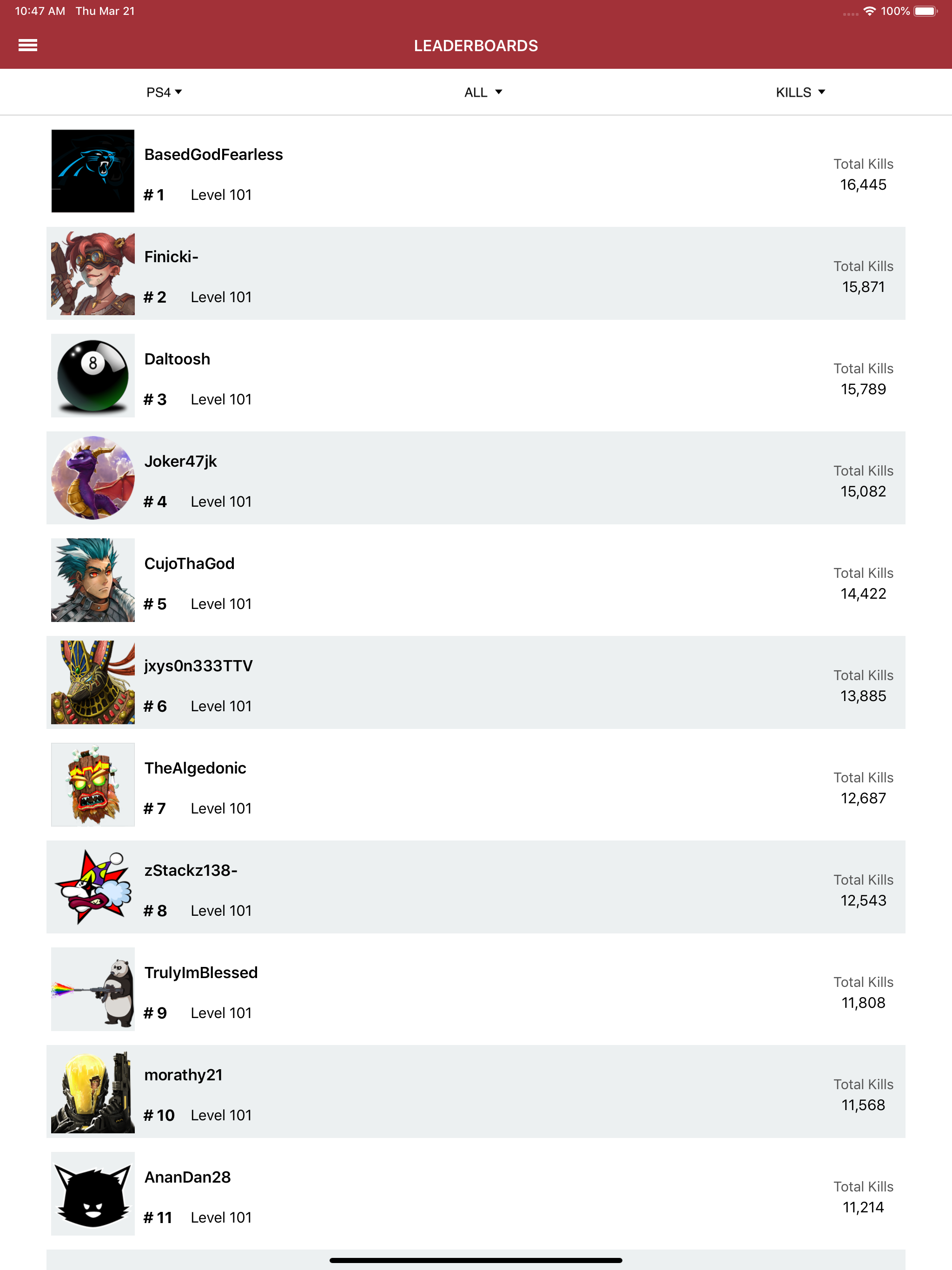 Tracker for Apex Legends