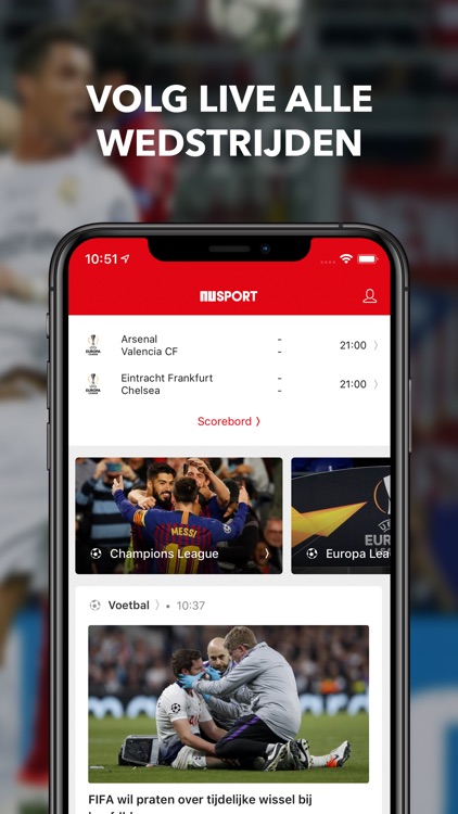 NUsport – live scores & nieuws