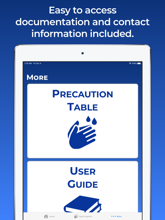 Hand Hygiene Tracker iPad screenshot 6 - Medical app