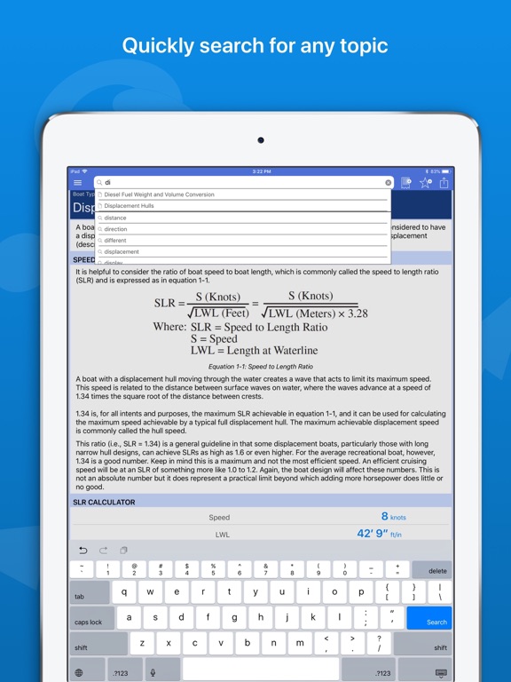 Boater's Pocket Reference iPad screenshot 9 - Reference app