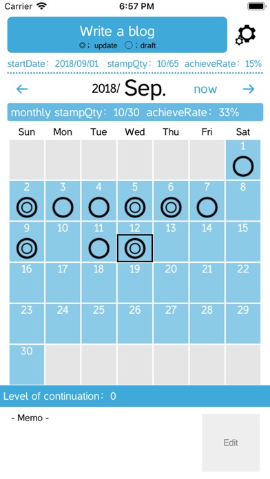 Continuing calendar screenshot 4