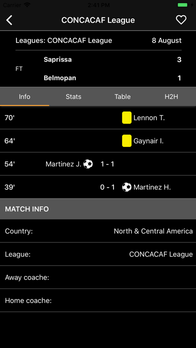 LiveSoccer Screenshot