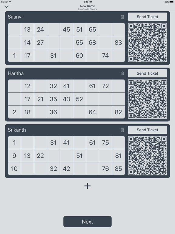 Tambola Generator iPad screenshot 6 - Games app