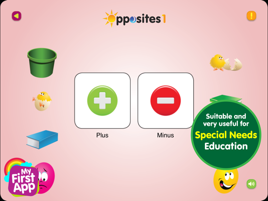 Opposites 1 iPad screenshot 4 - Education app