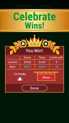 TriPeaks Solitaire Classic. screenshot 5