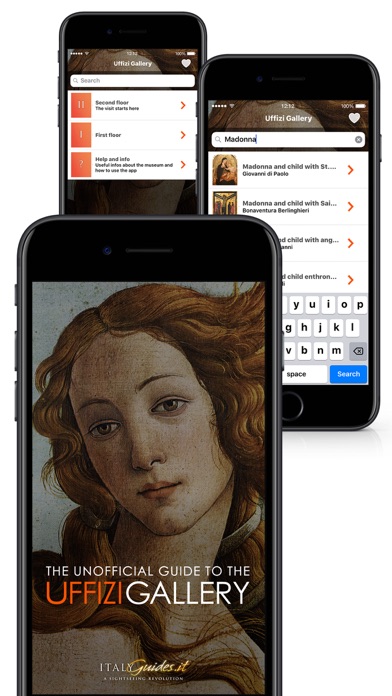 Uffizi Gallery audio guide screenshot 3