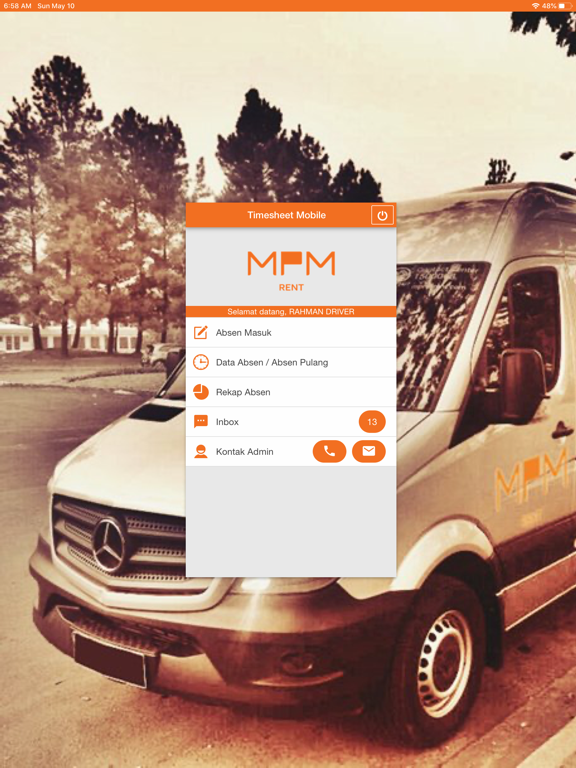 Screenshot #5 pour Timesheet Mobile