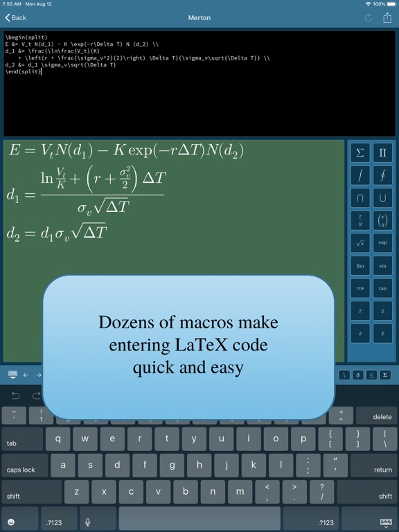 Screenshot #6 pour TeX Anywhere