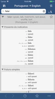 ultralingua portuguese-english iphone screenshot 2