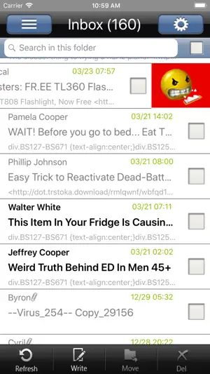 Nusoft Mail screenshot 1