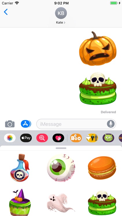 Happy Halloween Boo Sticker ·